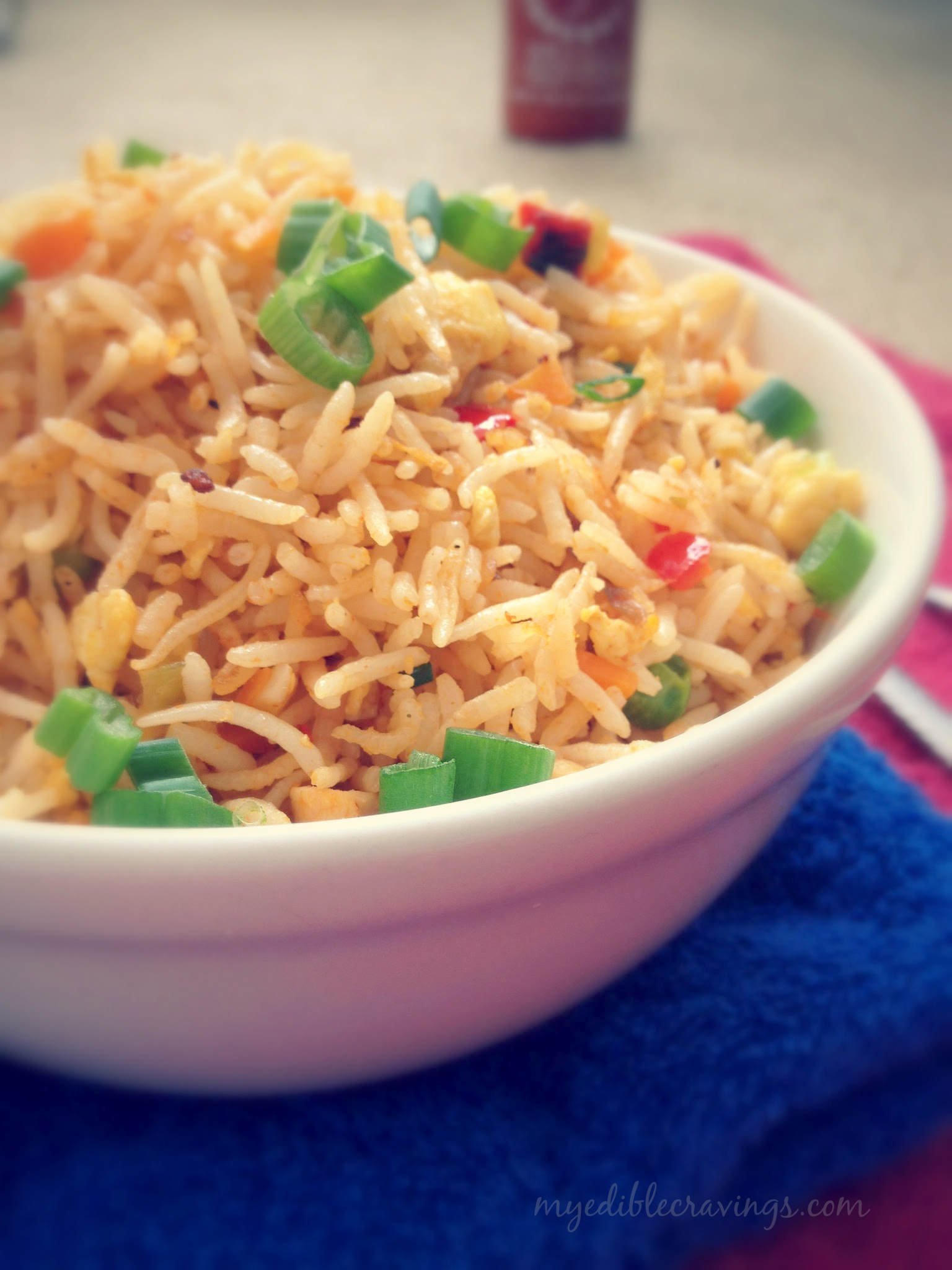 INDO-CHINESE FRIED RICE - MyEdibleCravings