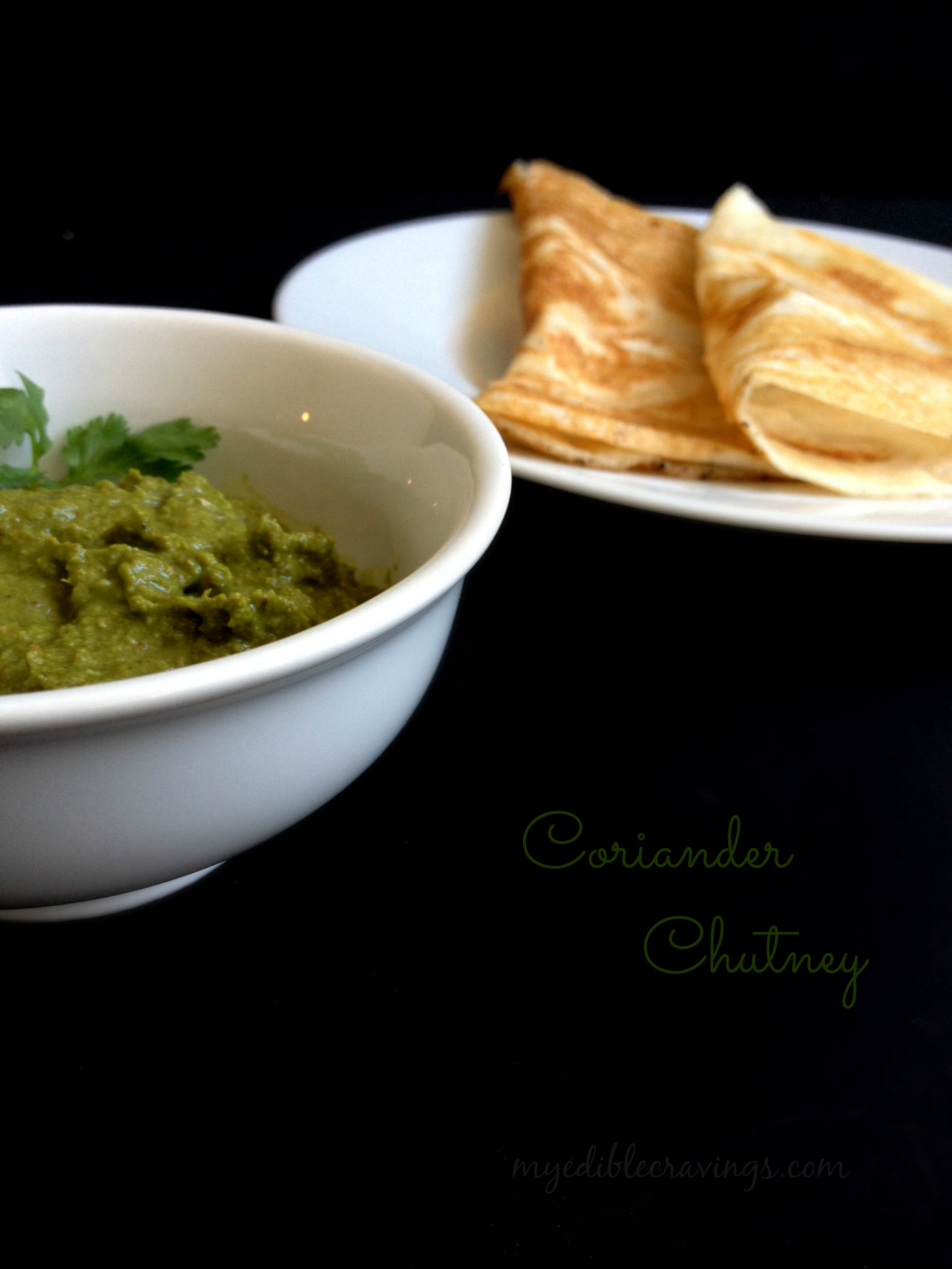 Coriander chutney MyEdibleCravings